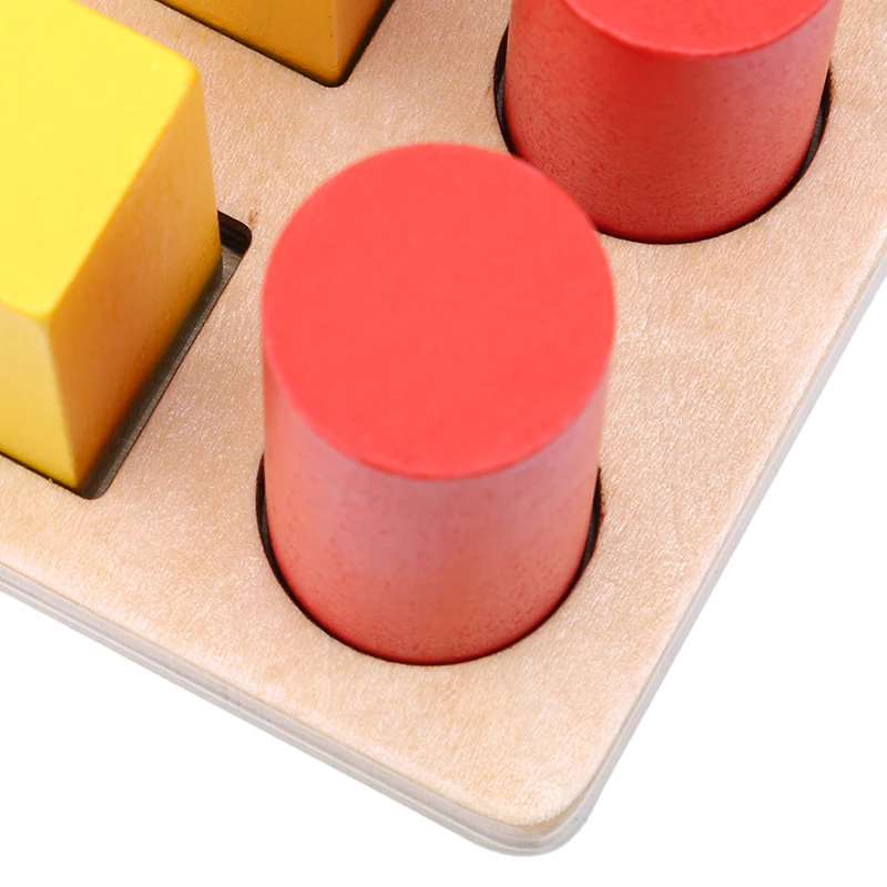 

Montessori Toys Educational Games Wooden Montessori Materials Sensorial Colorful Geometry Ladder Toys For Children