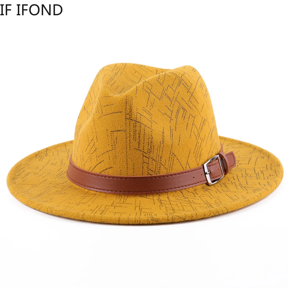 2021 Fashion Australian Wool Jazz Hat 