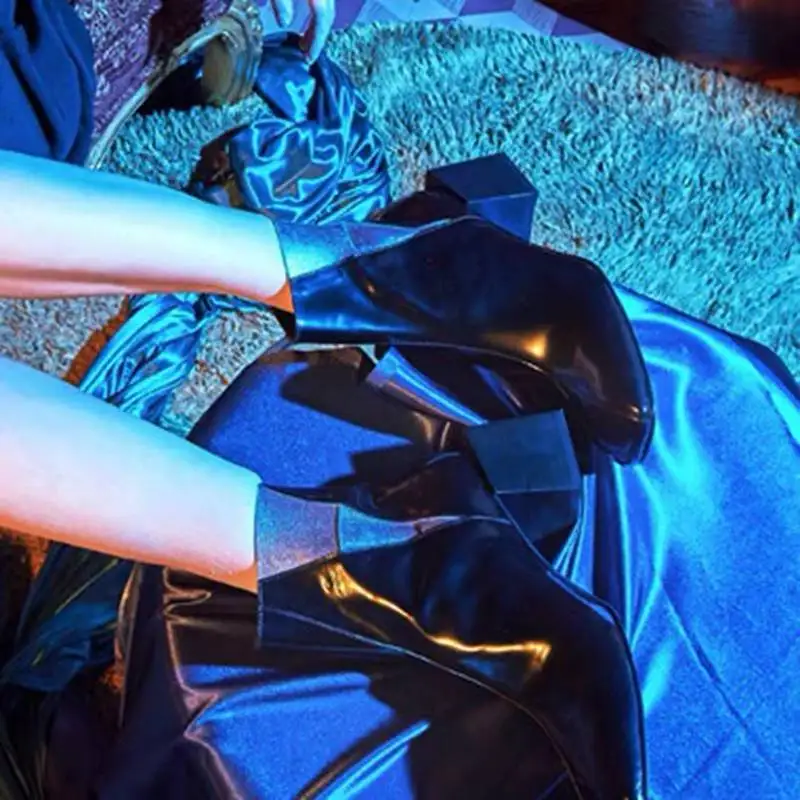 Botas mujer Новинка 2019 года Женские Ботильоны на каблуке красного цвета Ботинки martin