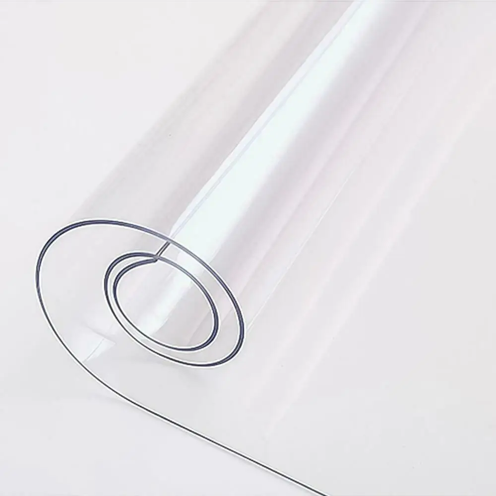 

Soft Glass Tablecloth Transparency PVC Table Cloth Waterproof Oilproof 1.0mm