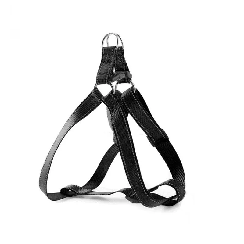 Светоотражающая нейлоновая шлейка для собак и кошек жилет маленьких средних