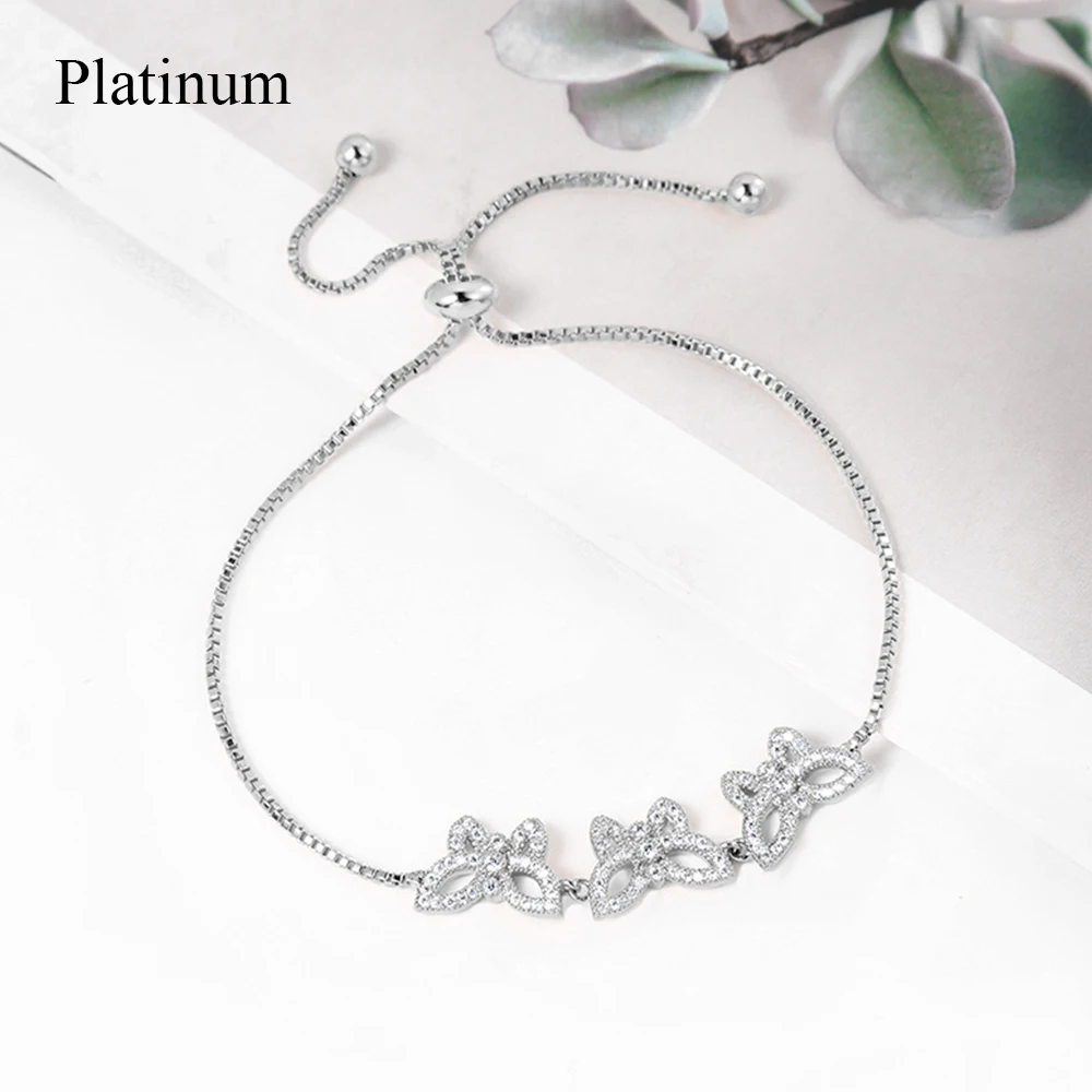 

Beadsnice Resizable Bracelet Zircon Copper Pull Thin Initial Stylish Designers Charms For Women ID 41143