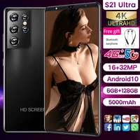global version s21 ultra 5 0 inch 5g smartphone 6gb128gb android 5000mah face unlock dual sim dual standby
