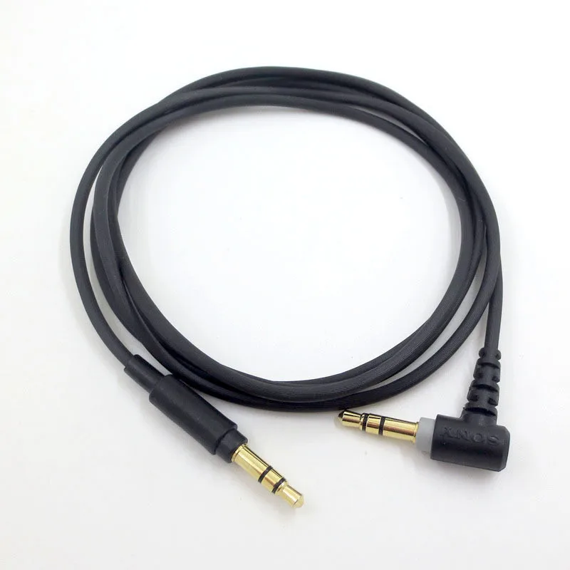 Замена 3,5 мм аудио кабель для sony MDR-10R MDR-1A XB950 Z1000 AUX Наушники микрофон Регулятор громкости прочный 23 AugO9 - Цвет: no mic