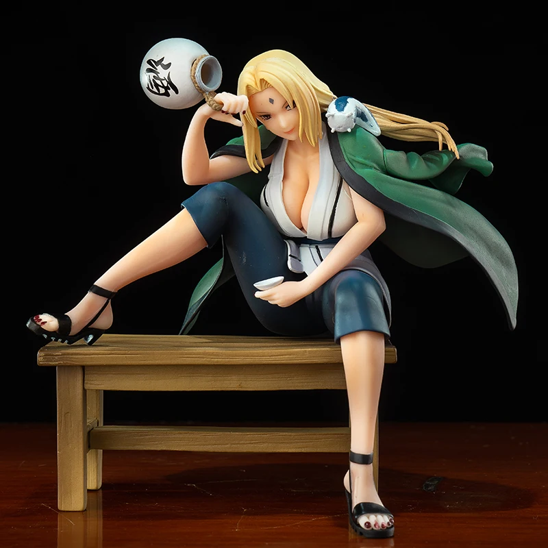 

Экшн-модель, куклы, искусственная кожа, поилка, аниме, Natuto Tsunade, сидя, статуя, дисплей, игрушки для детей, подарок, игрушка