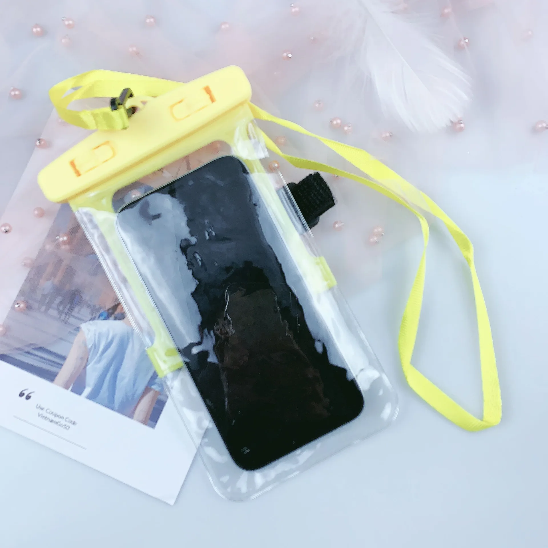 Новая надувная водонепроницаемая сумка из ПВХ для телефона универсальная