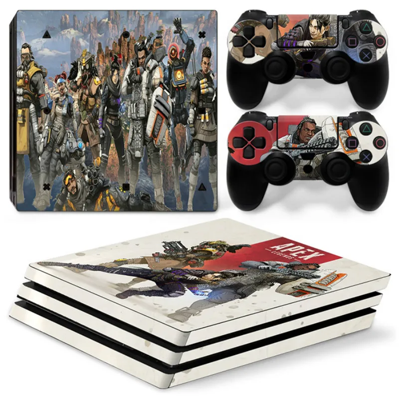 Съемная Виниловая наклейка для консоли PS4 Pro и контроллера Защитная Наклейка Sony