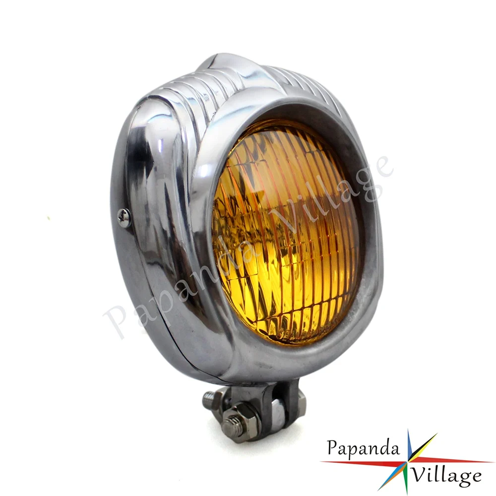 Фара электрическая Old School для мотоцикла ретро светильник 4 5 дюйма Harley Honda Yamaha Chopper