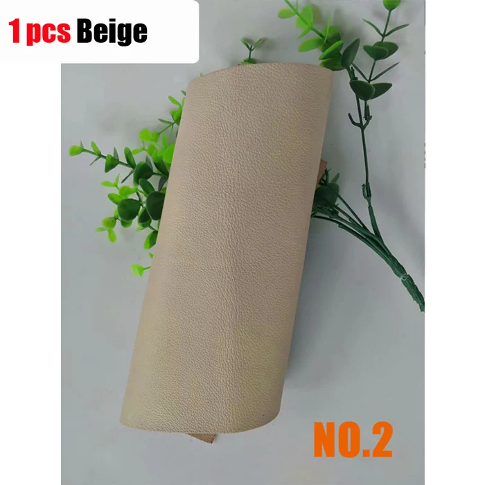 1PCS beige leather Растительного дубления воловья кожа материал ткань кусок настоящая кожа для мебели DIY художественное ремесло швейные аксессуары воловья натуральная кожа - Цвет: 1PCS beige leather