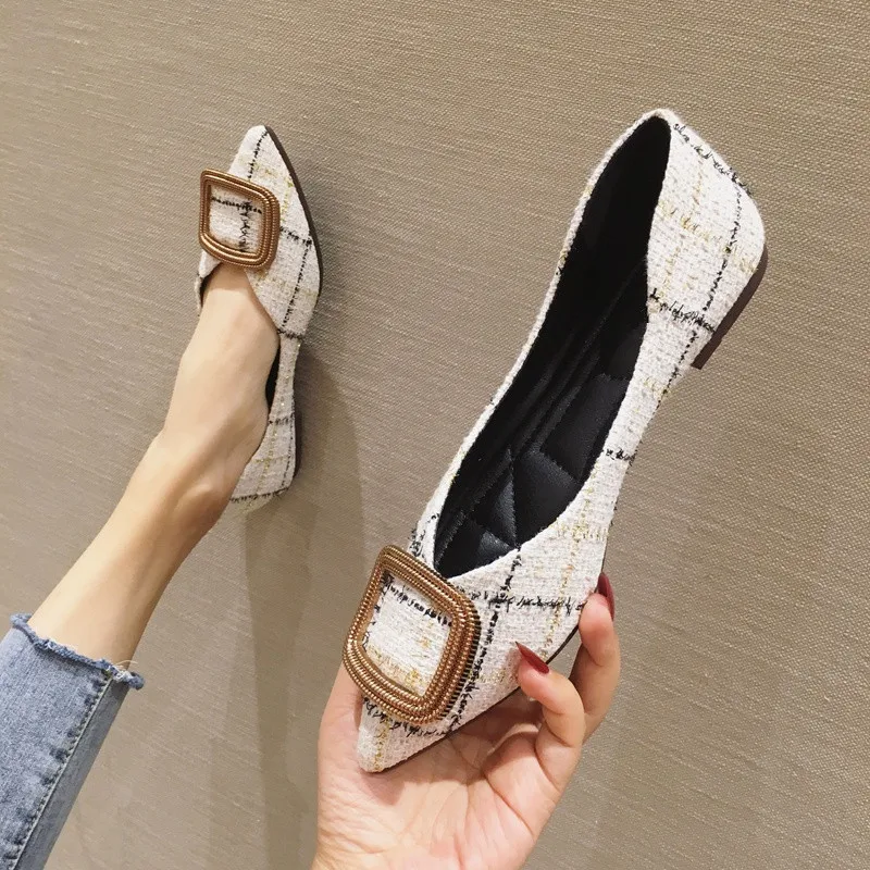 Туфли лодочки женские с острым носком заостренный носок без застежки элегантная