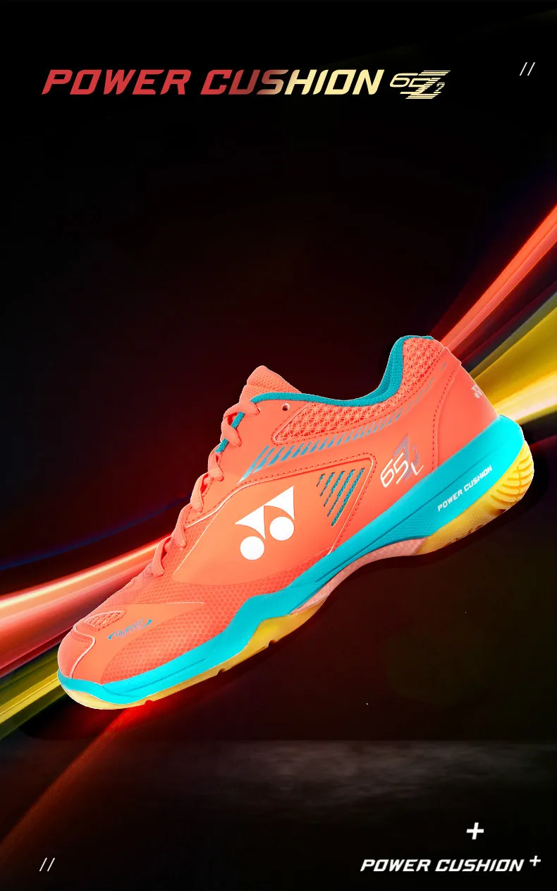 Оригинальные женские туфли для бадминтона Yonex дышащие спортивные теннисные