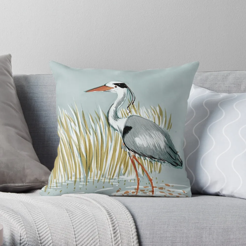 

Heron Throw Pillow Pillowcase Cushion Cover Home Decorative Sofa Pillow Cover Cushion Cover 40x40cm 45x45cm