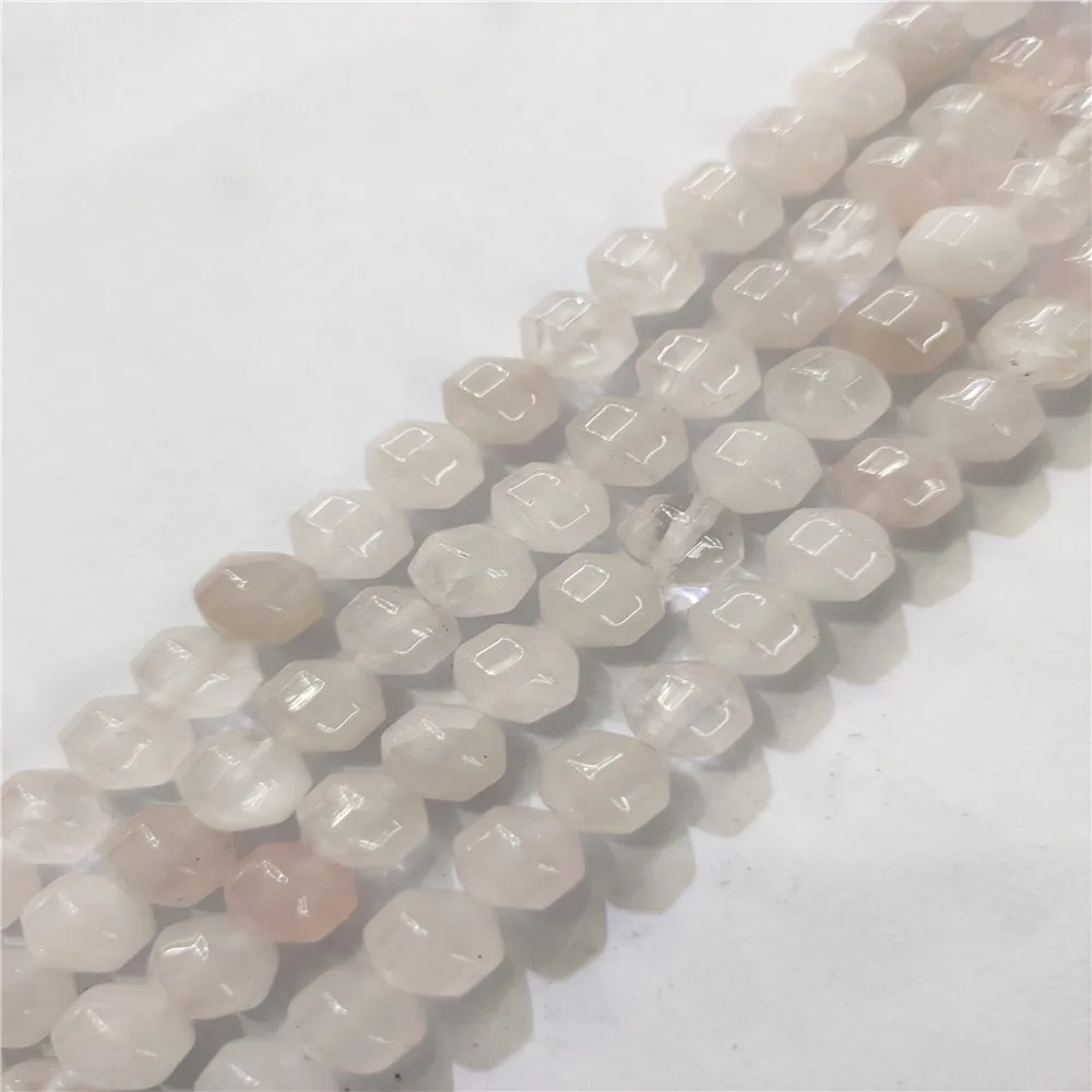 

Биконусные Бусины Из Натурального Розового Кварца, 1 нить, 50 шт., 8 х8 мм, незакрепленные бусины для бижутерии «сделай сам», аксессуары для изг...