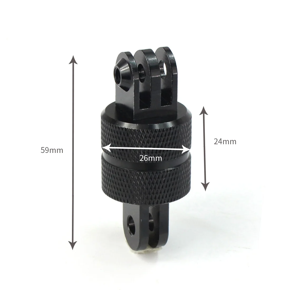 Штатив тренога из алюминиевого сплава с поворотом на 360 градусов для Gopro камеры