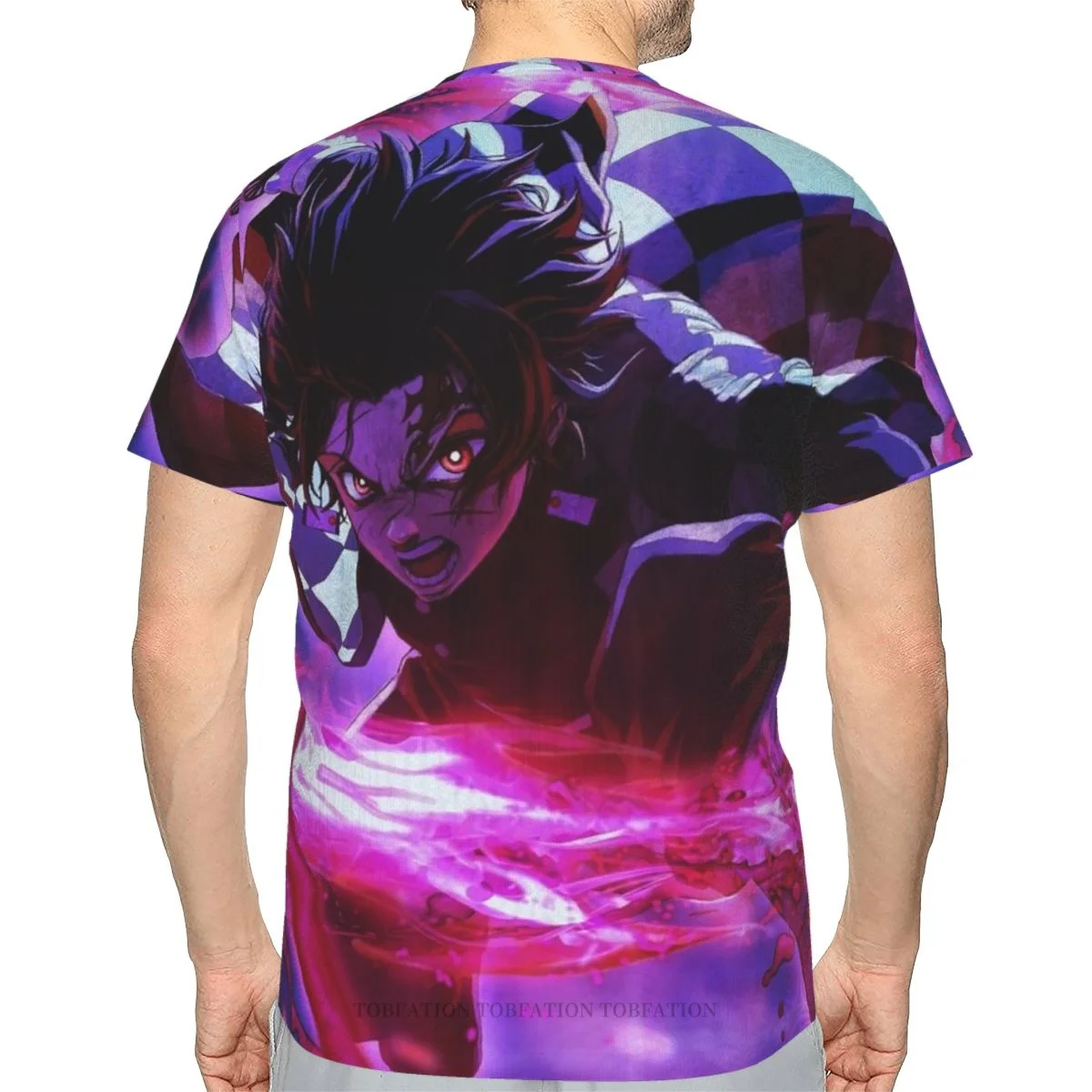 

3D Printed Angry Kamado Tanjirou TShirt Men Basic Tee Shirt Quick Drying Comfrot Design Demon Slayer Japanese Adventure Anime