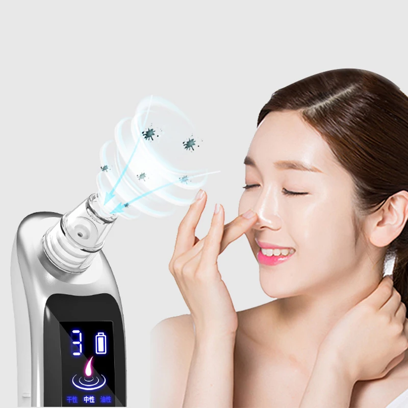

Electric Facial Nose Pore Vacuum Cleaner Blackhead Acne Remover Skin Care Beauty Tool Face Skin Care Machine NShopping