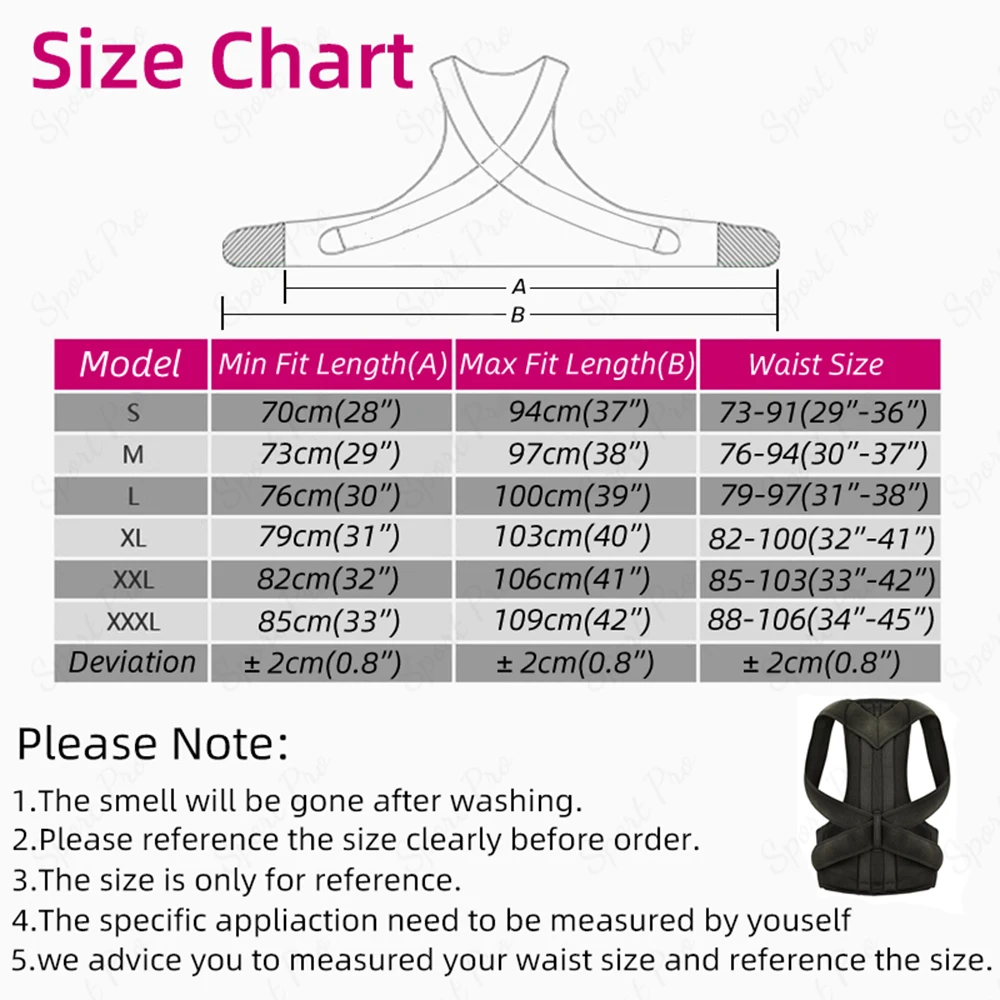 

Posture Corrector Back Support Belt For Back Posture Correction Belt Shoulder Brace Back Straightener Posture Cottrctor Support