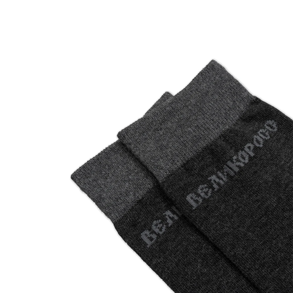 Правильные носки Великоросс плотные длинные двухцветные.|Мужские носки| |