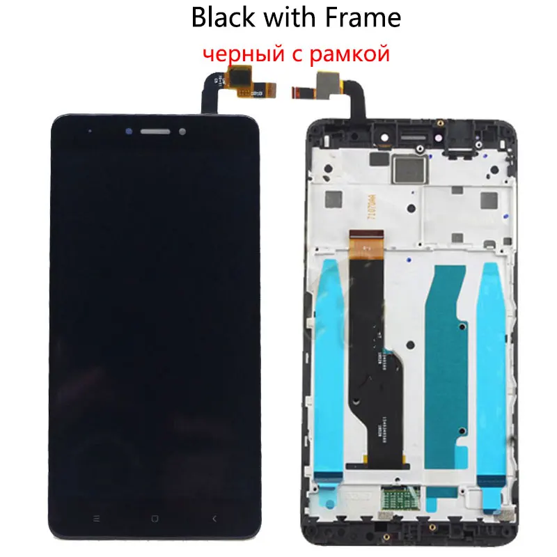 ЖК дисплей 5 дюйма для Xiaomi Redmi Note 4 сменный сенсорный экран 4X LCD (процессор Snapdragon
