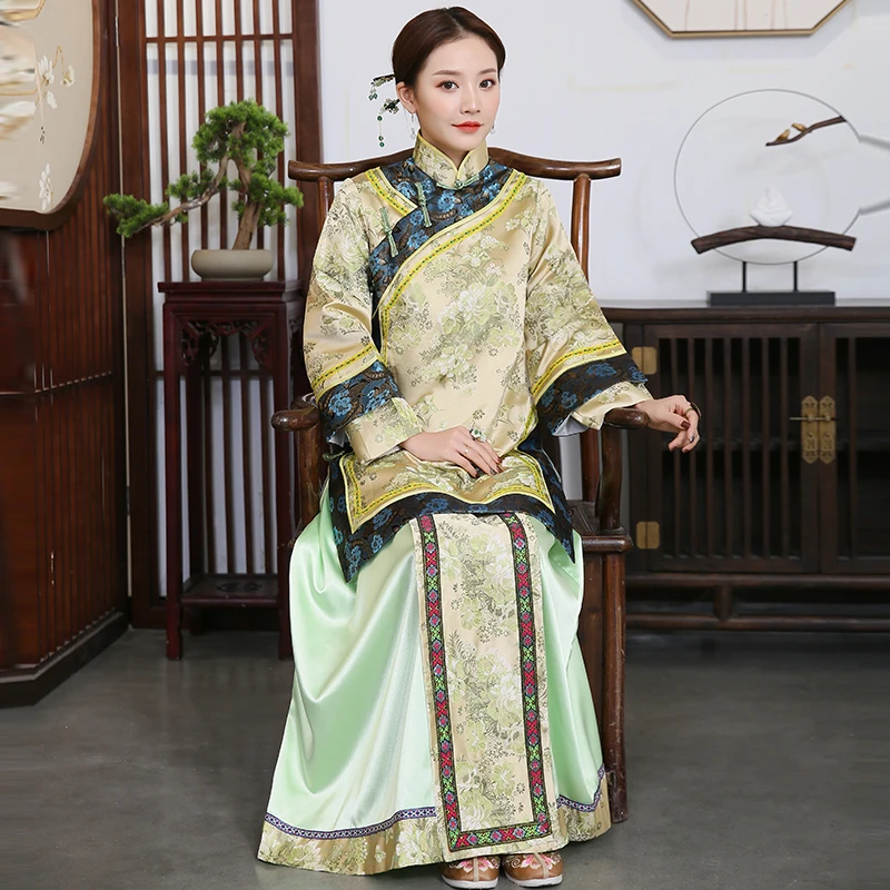 

Movie TV chinese traditional costume modern times cosplay costume Chinese traditional Chinese Embroidery Xiuhefu clothing