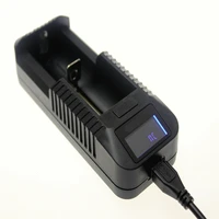 intelligent gtf lcd charger usb lcd battery charger intelligent for 26650 18650 18500 18350 17670 16340 14500 10440 3 7 v lithi