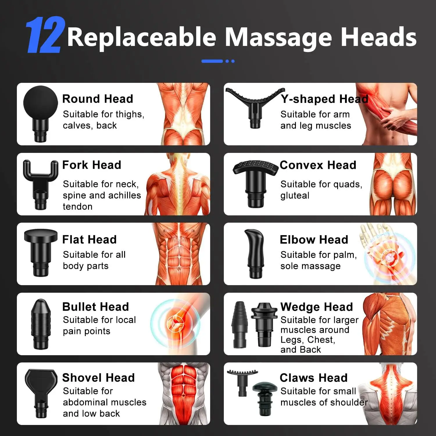 Массажный пистолет для глубоких тканей мини-массажер с ЖК-дисплеем и сенсорным