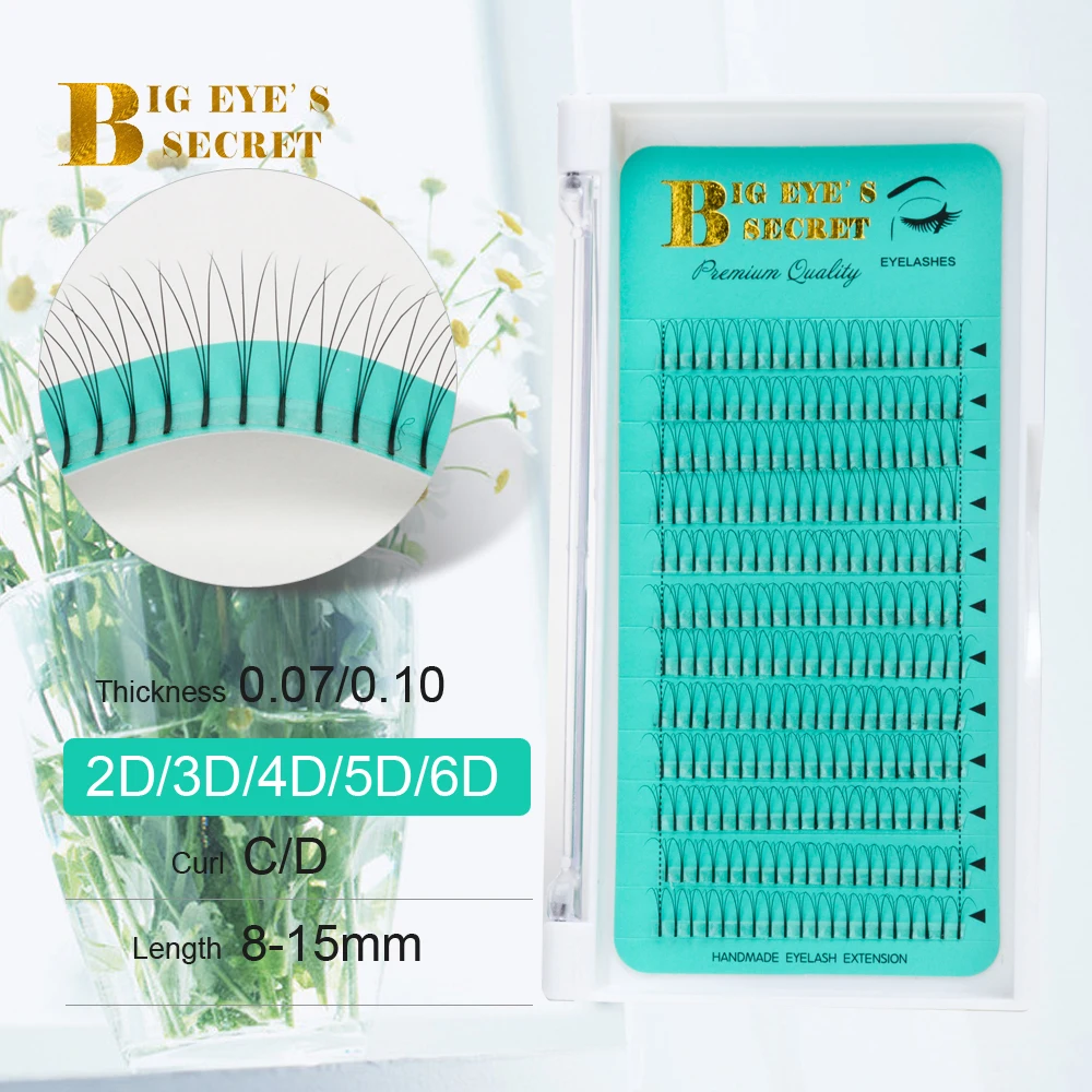 Ресницы большого глаза секретные ресницы оптовая цена объем 2D3D4D5D6D искусственная
