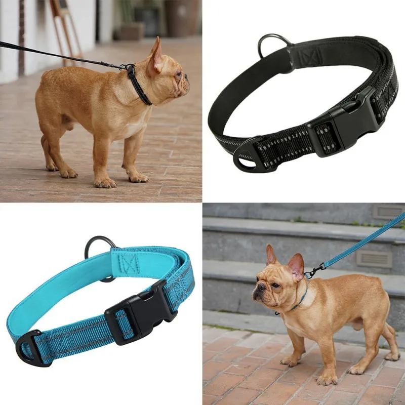 Pet Dog Collars Dog Collar with Traction Rope Pet Leashes for Puppy Dog Pet Bulldog Pugs Collars Pet Puppy Products