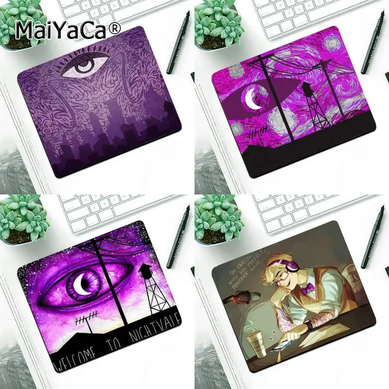

Welcome To Night Vale Beautiful Anime Mouse Mat Small Pads Rubber Mouse Mat MousePad Desk Gaming Mousepad Cup Mat