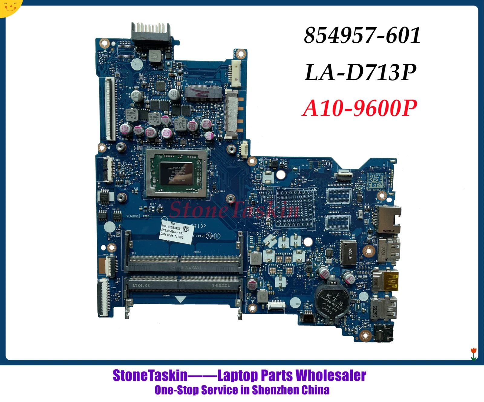 Натуральная 854957-601 854957-001 аккумулятор большой емкости BDL51 LA-D713P UMA w A10-9600P Процессор