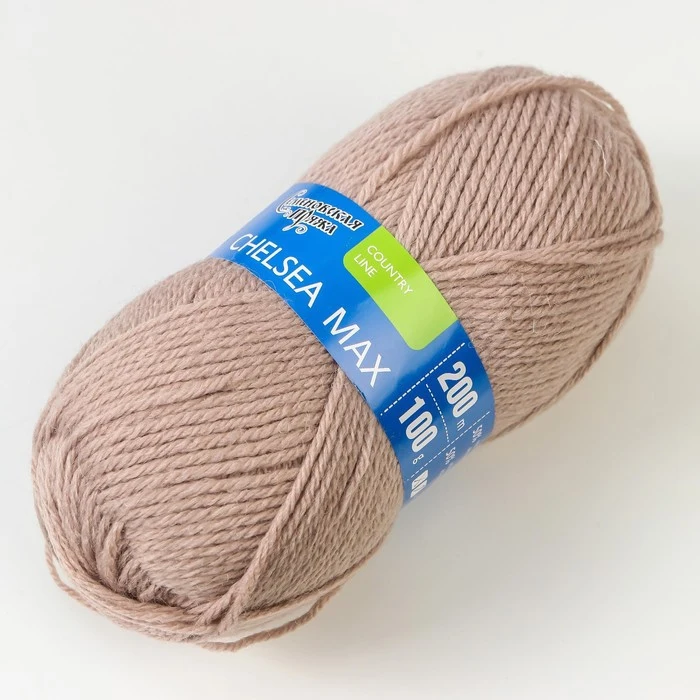 Пряжа Chelsea MAX (Челси max) 50% шерсть английский кроссбред акрил 200м/100гр фрез_v2 (70030)7503956