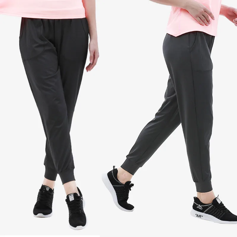 Новые женские штаны для бега быстросохнущие свободные спортивные отдыха