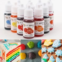 14colorsset edible pigment 10ml ice cream cake food coloring ingredients cake fondant baking cake edible color pigment tools
