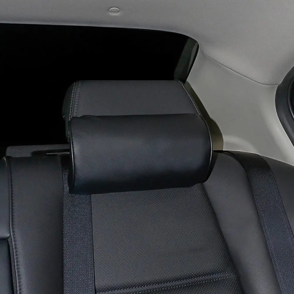 

1 Pcs Car Styling Seat Neck Pillow Protection PU Auto Headrest Support Rest Travelling Car Comfortable Headrest Neck Pillow