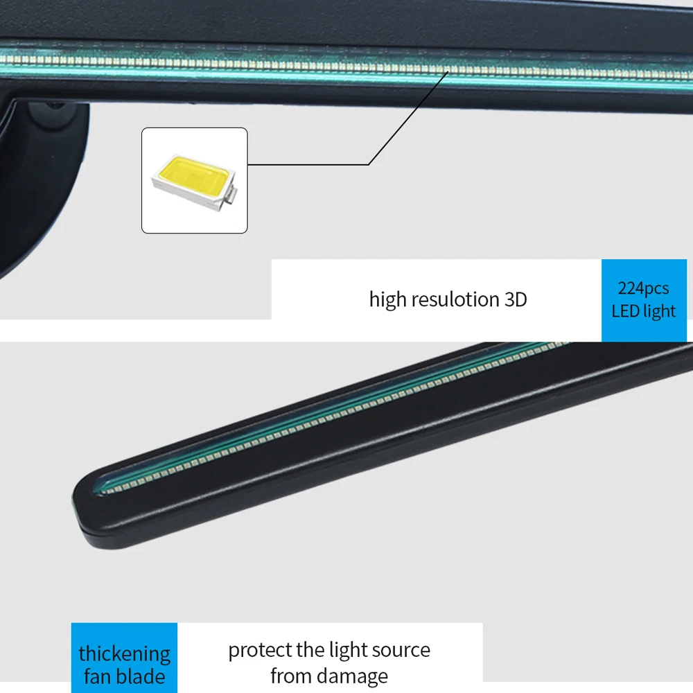 3D голографический дисплей светодиодный вентилятор рекламная машина стерео