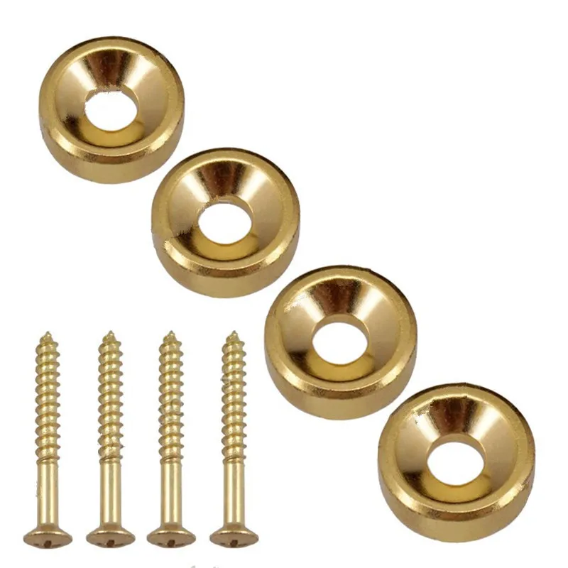 1 комплект из 4 шт. втулка для шеи соединительная бас-гитары с монтажными винтами