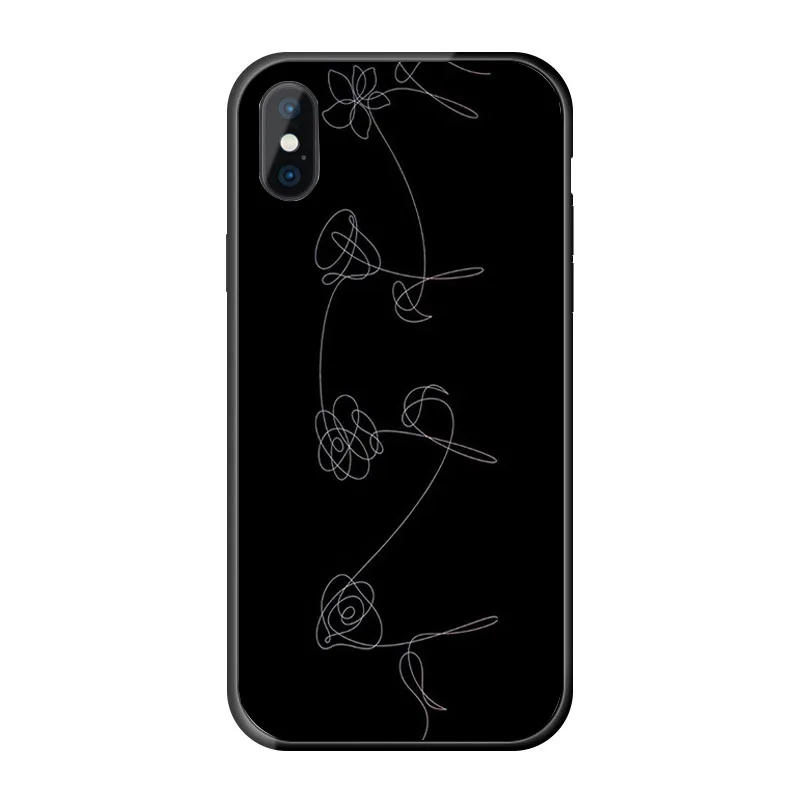 Черный с рисунком сердечек на розовый чехол для iphone 5s 5 s se 4 4s кейс телефона из