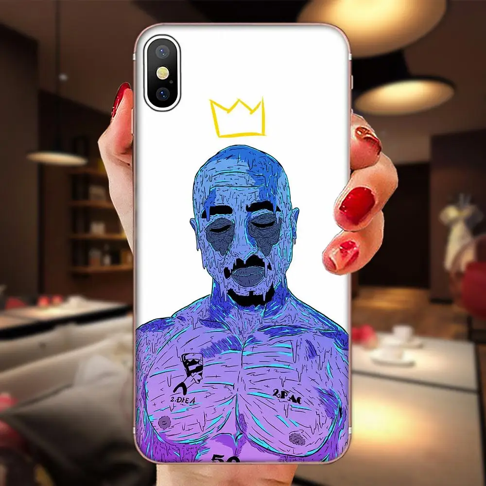 Мягкие чехлы из ТПУ 2pac Tupac Crown 2 Pac Rap для huawei Honor mate Nova Note 20 20s 30 5 5I 5T 7C 8A 8X9X10 Pro Lite Play |