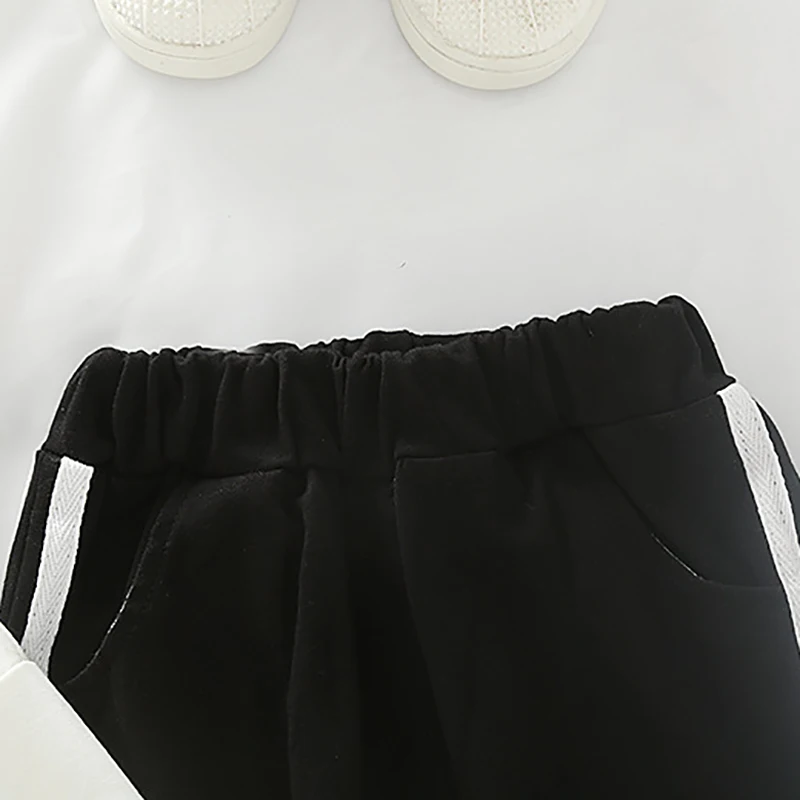 

Autumn Set Baby Boys Girls Long Sleeve Letters Print Sweatshirt Tops+Pants Trouser Costume Set