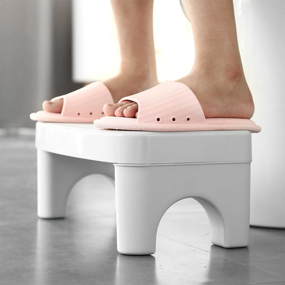 Скамеечка для ног туалета дом ванная туалет стул Non slip Туалет анти запор табуреты