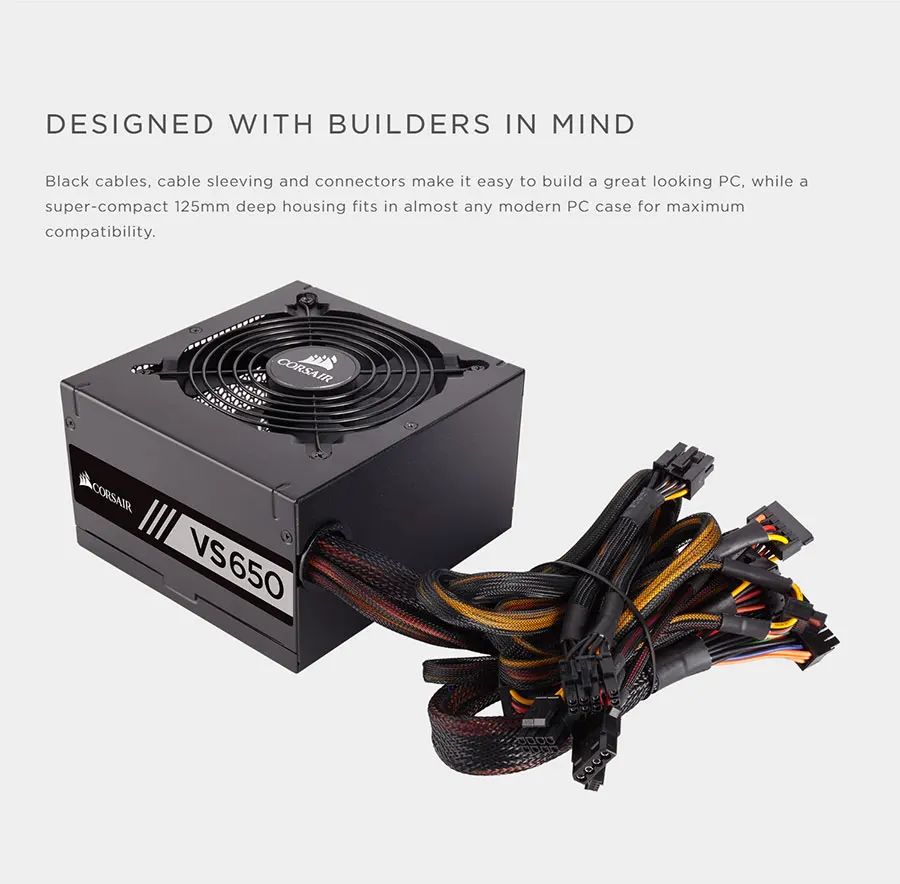 Блок питания Corsair VS650 650 Вт