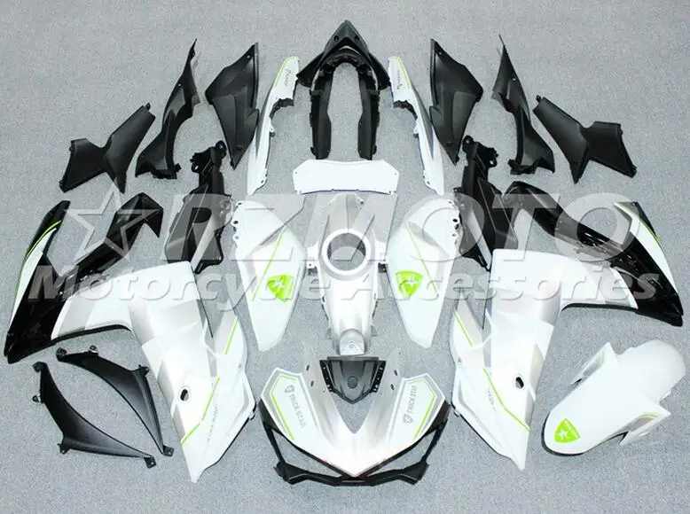 

New 2014 2015 2016 YZF R3 R25 ABS Injection Fairing Kit For Yamaha YZFR3 YZFR25 Complete Fairings Kits Cowling Silver white