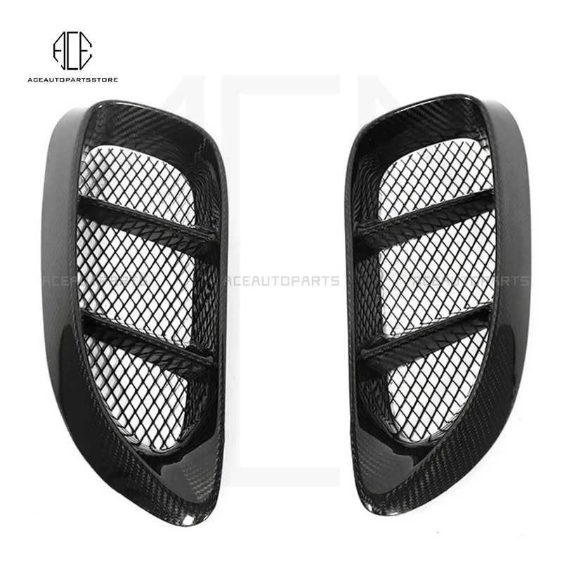 Боковое крыло из настоящего углеродного волокна Крышка вентиляционного