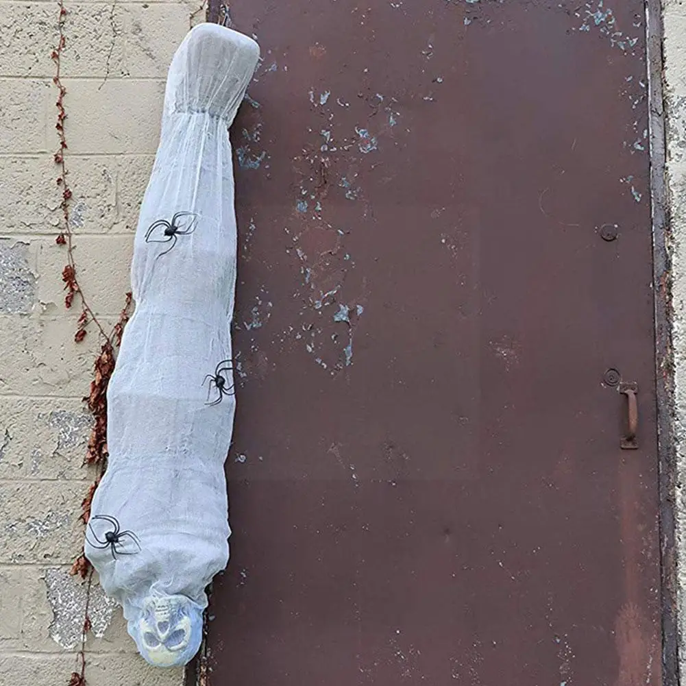

1.8m Mummy Upside Down Haunted House Props Horror Decoration Atmosphere Room Bar Party Halloween Secret Decor V1K2