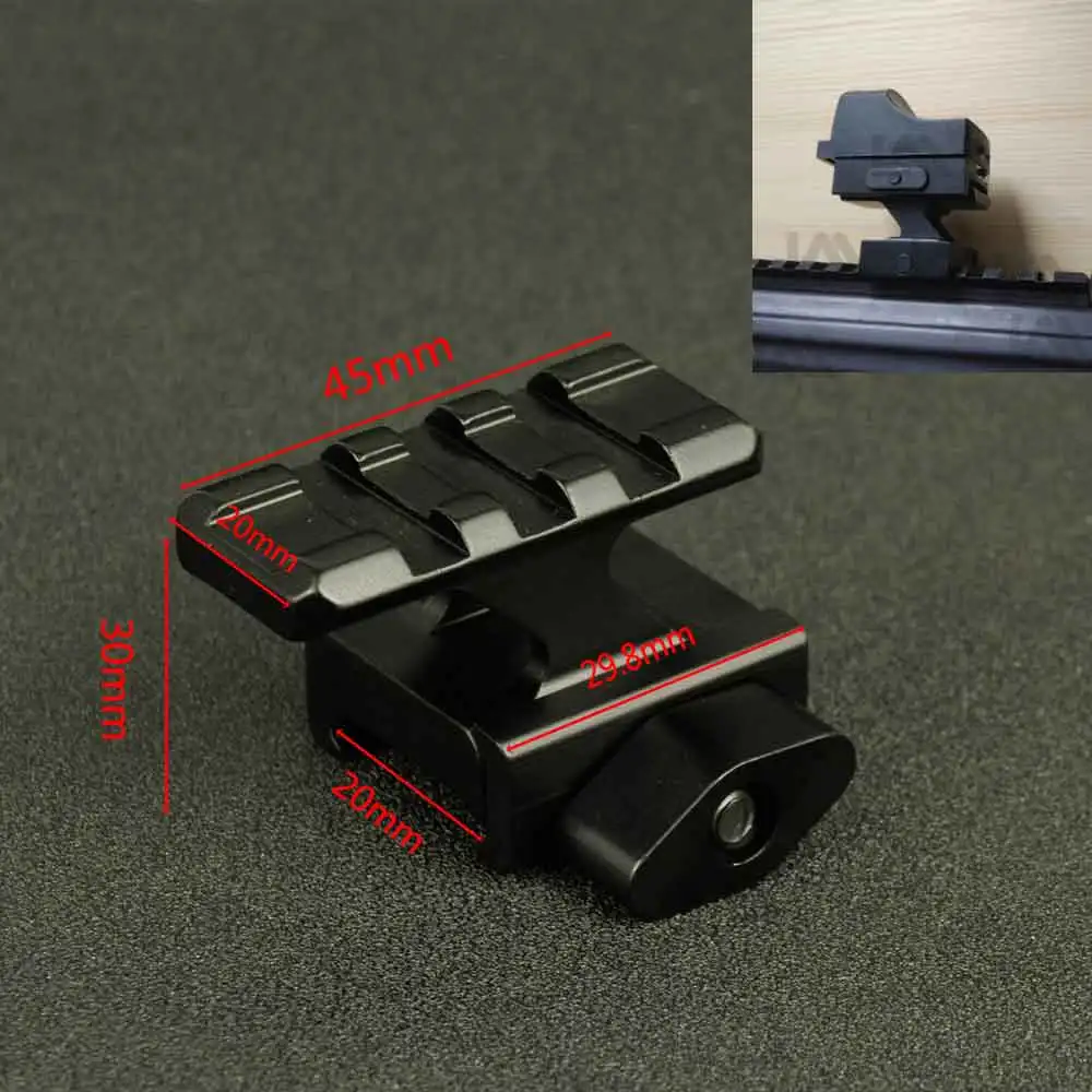 Тактическое крепление QD Lockdown Series легкий подъемник 3 слота с 20 мм планка Пикатинни