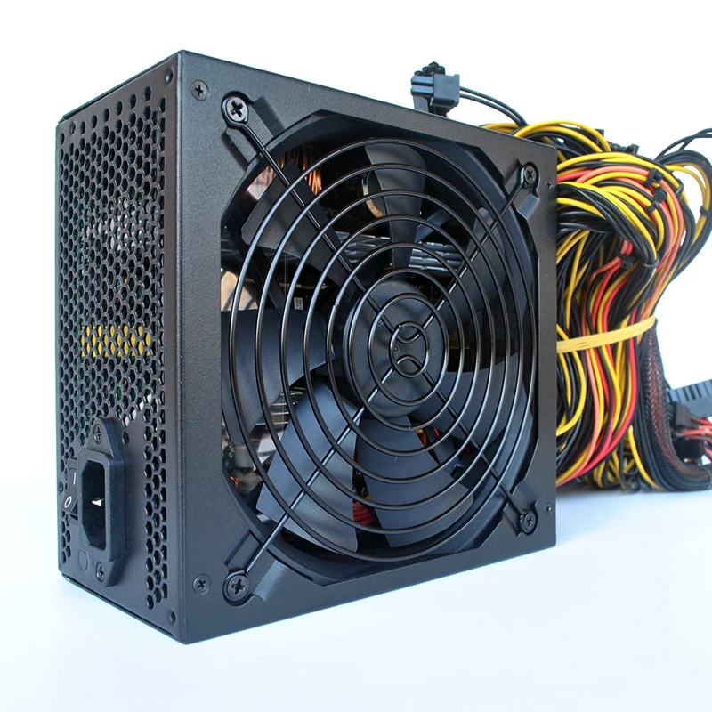 Высокоэффективный блок питания Taifast Bitcorn ATX 1600 Вт для майнинга 92PLUS золотой