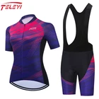 Новые женские комплекты велосипедных Джерси, летняя одежда для горных велосипедов, дышащая велосипедная одежда, одежда для велоспорта, велосипедная Джерси