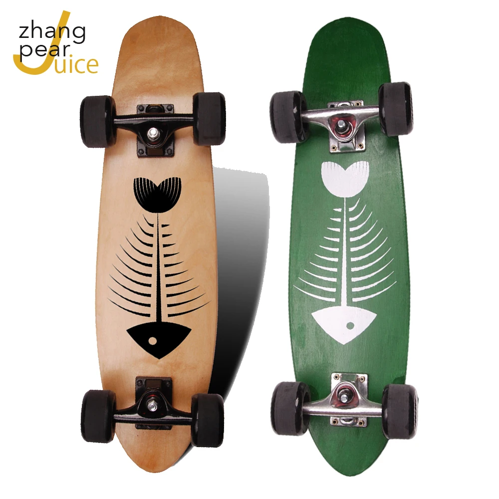 Skateboard 27in Cruiser Penny Board Fish Skate Board Adults Men And Women Scooter Longboard Bearings Four Wheel