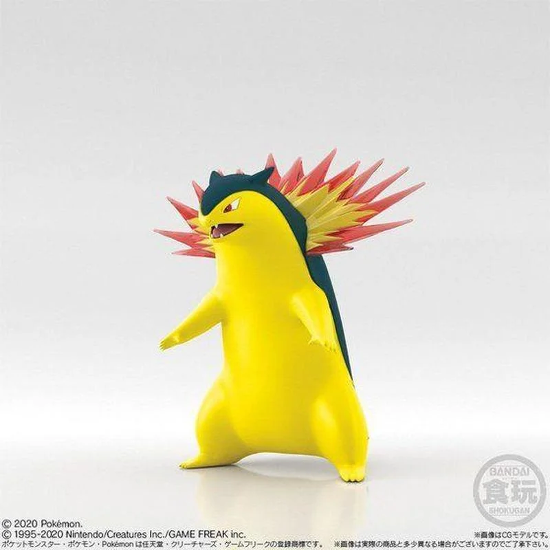 Оригинальные игрушки Bandai гасяпон масштаб покемона мир канато область Юань