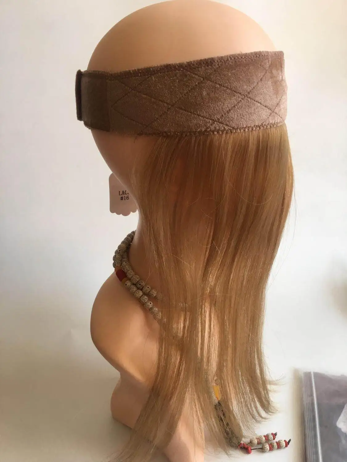 100% европейская повязка для волос на голову кружевной парик еврейских париков